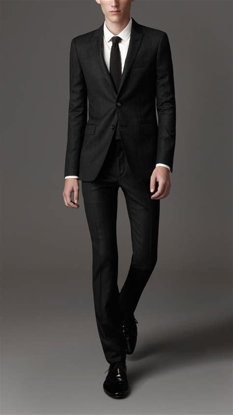 burberry mens suits black|burberry original for men.